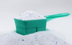 Powder laundry detergent products